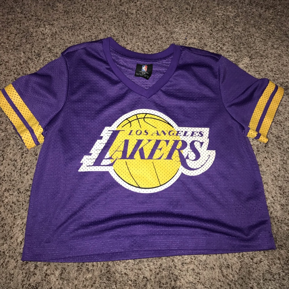 Crop top lakers jersey